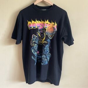 DOMREBEL basketball bones graphic tee